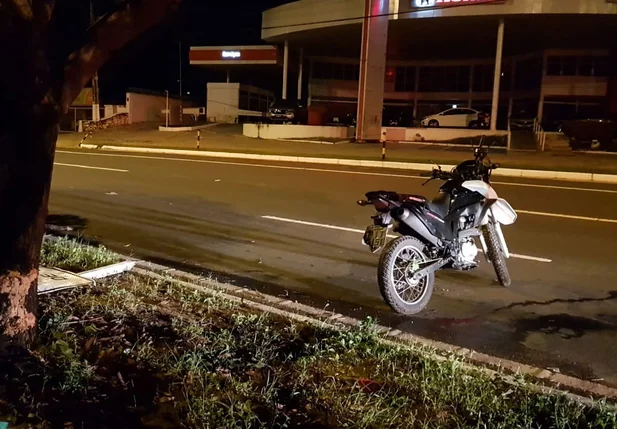 Motocicleta da vítima