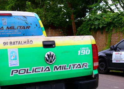 Viatura do 9º Batalhão da Polícia Militar