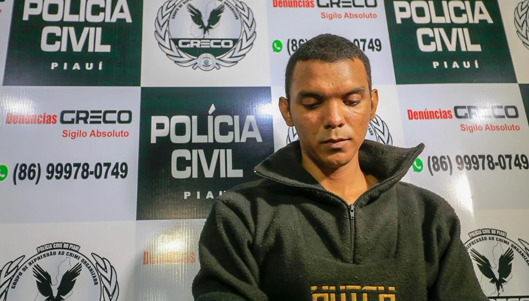 Brendo Raniel de Sousa foi preso em Santa Cruz dos Milagres