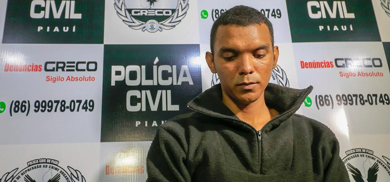 Brendo Raniel de Sousa foi preso em Santa Cruz dos Milagres