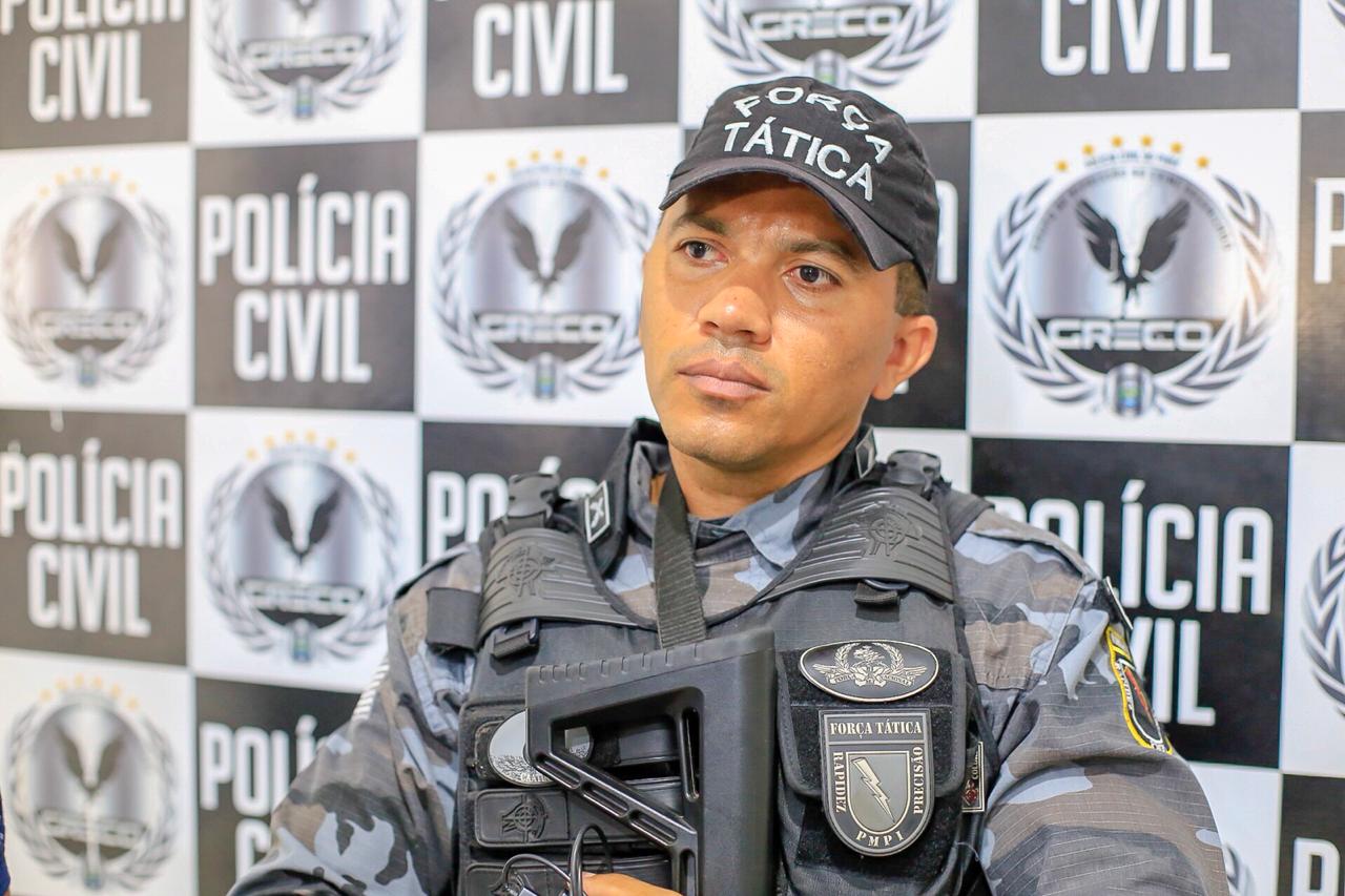 Sargento Ranier Nunes, da Força Tática de Valença do Piauí