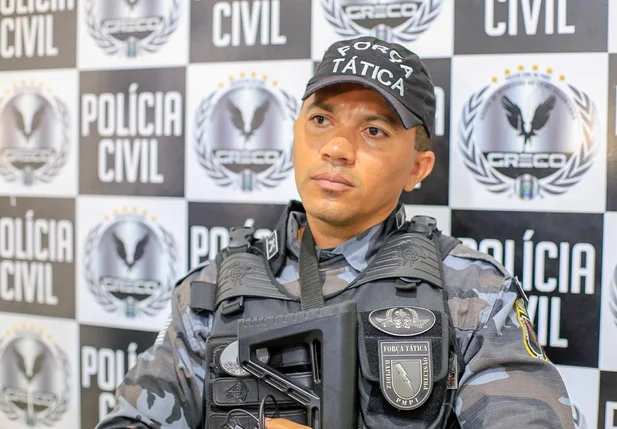 Sargento Ranier Nunes, da Força Tática de Valença do Piauí