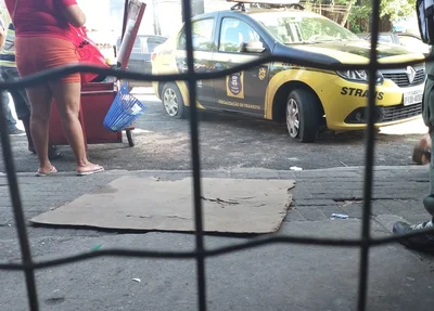 Viatura da Strans teve os pneus furados