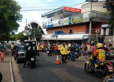 Confusão no Centro de Teresina 