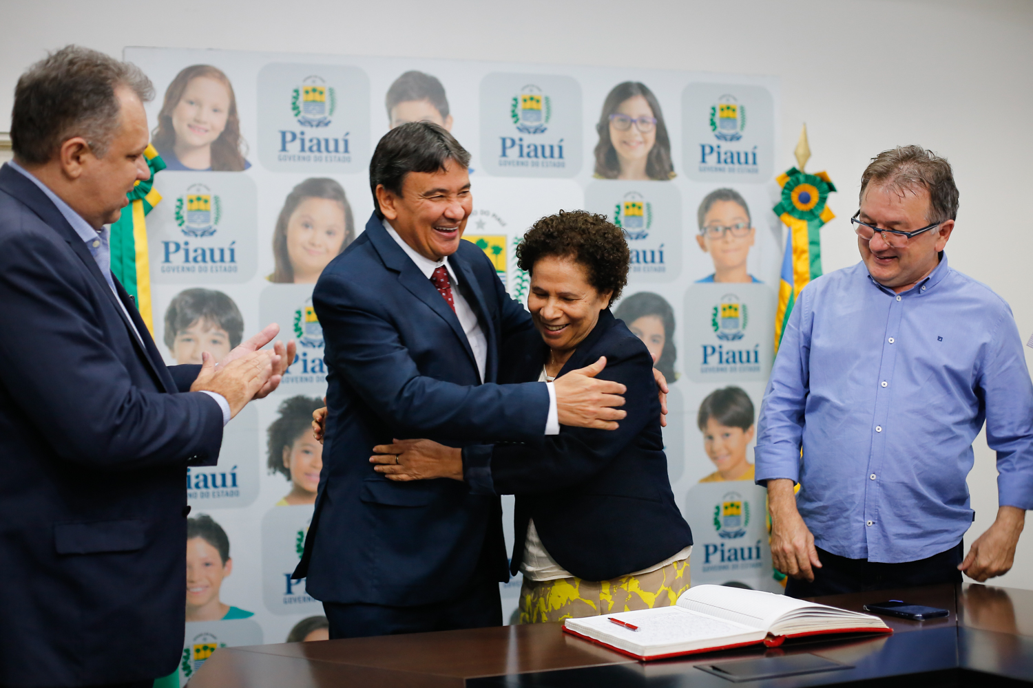 Wellington Dias e Regina Sousa 