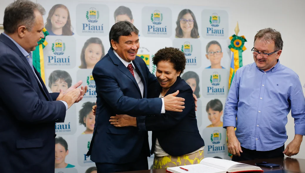 Wellington Dias e Regina Sousa 