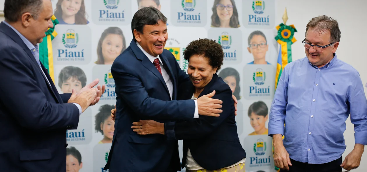 Wellington Dias e Regina Sousa 