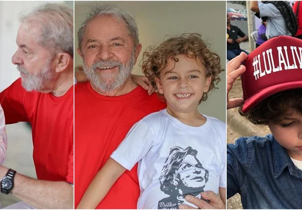 Lula e o neto Arthur