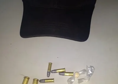 Material apreendido com o menor