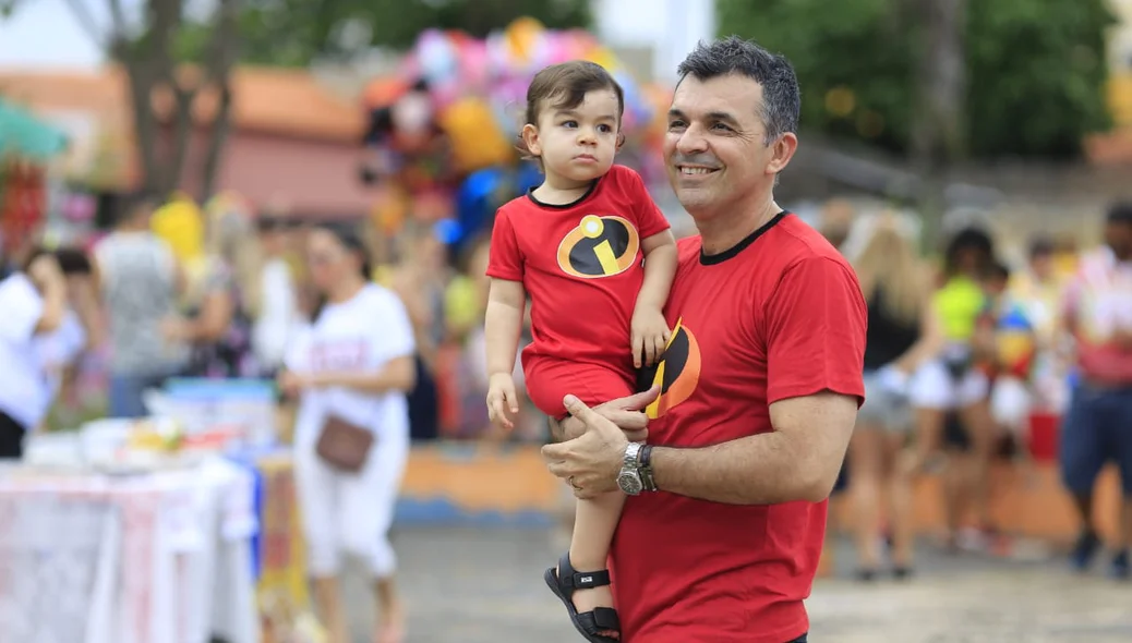 Professor Paulo Henrique e seu filho