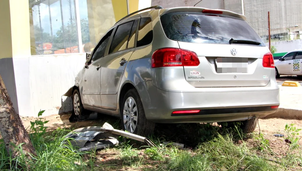 Carro envolvido no acidente