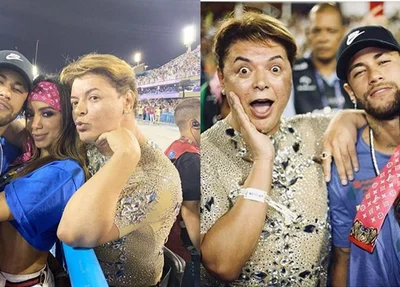 Anitta e Neymar flagrados por David Brazil em camarote no Rio 