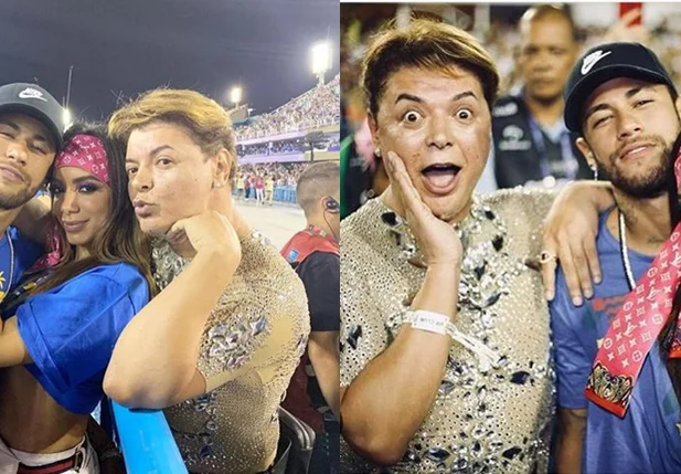 Anitta e Neymar flagrados por David Brazil em camarote no Rio 