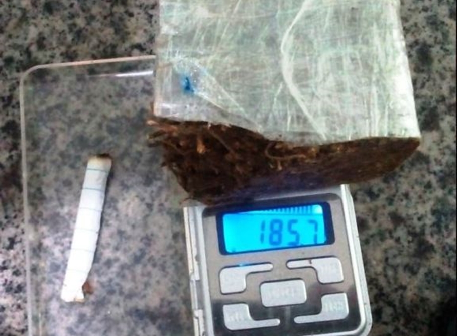 Material apreendido pela PM