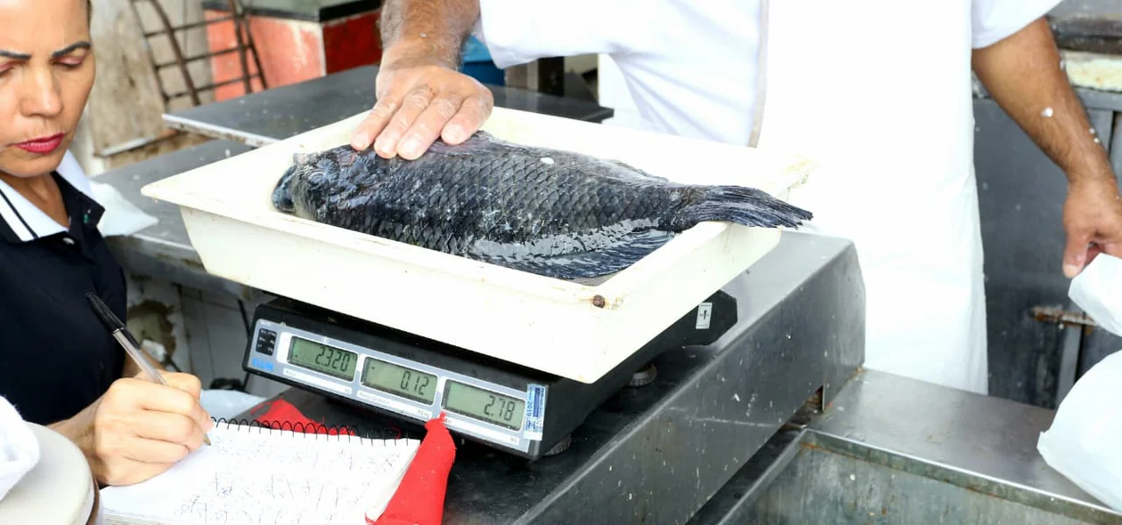Preço do quilo dos peixes