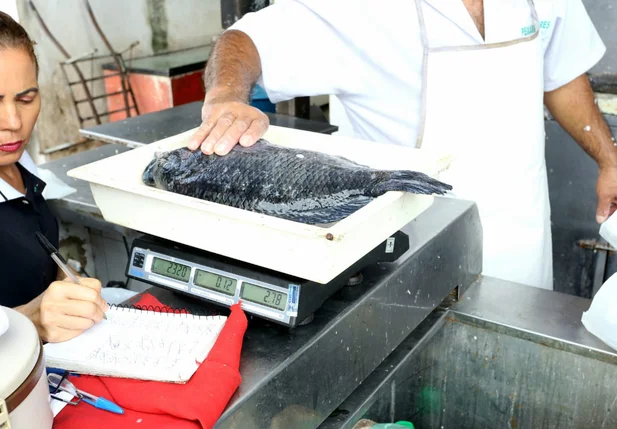 Preço do quilo dos peixes