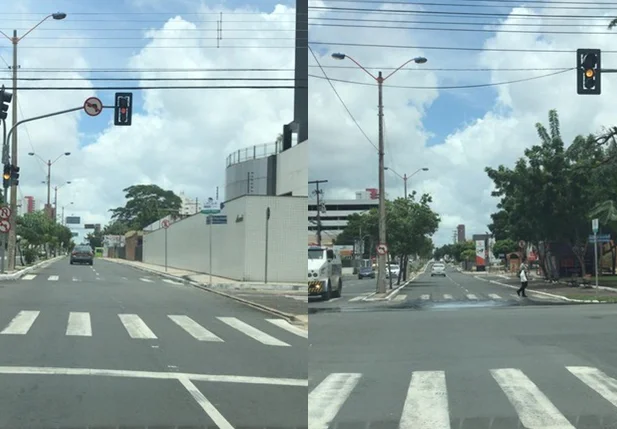 Sinais do cruzamento da Jóquei com Orquídeas e da Jóquei com N. Senhora de Fátima 