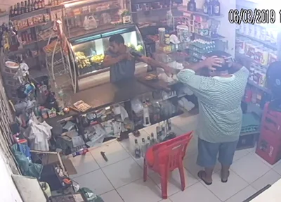 Comerciante é baleado durante assalto no HBB