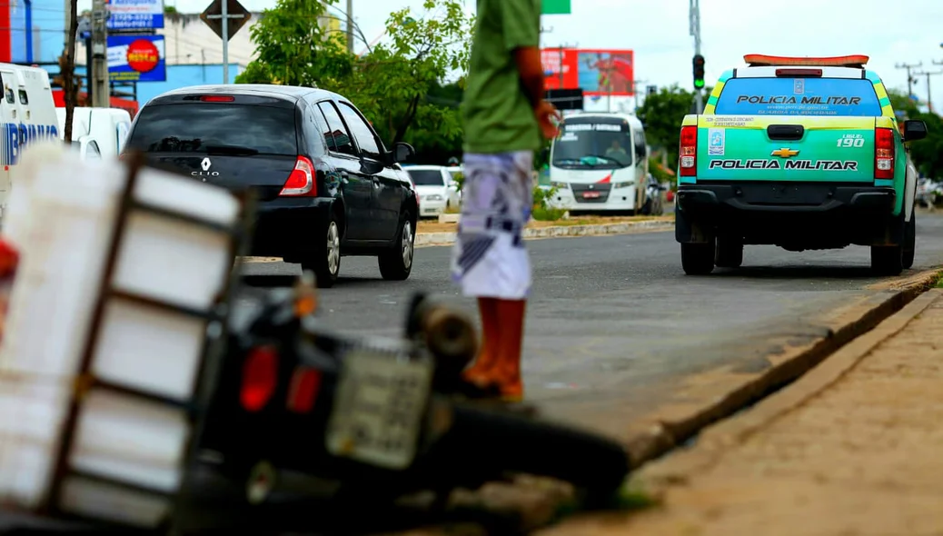 Motocicleta da vítima