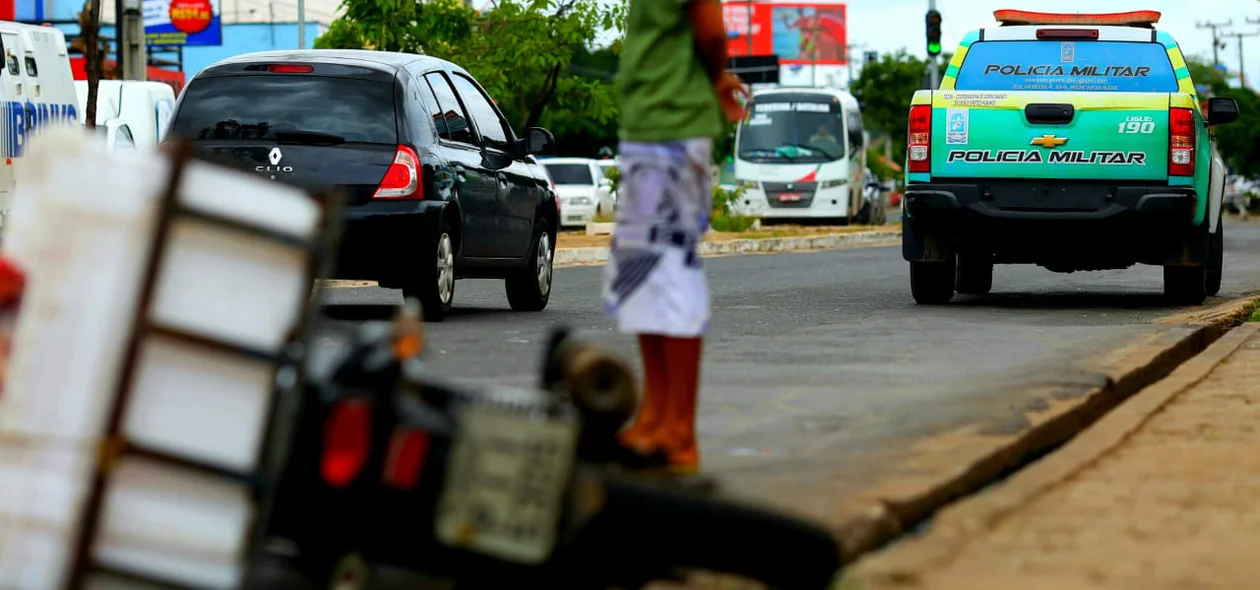 Motocicleta da vítima