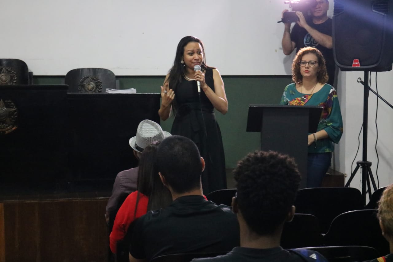 Bid Lima na abertura da I Semana da Mulher no Museu do Piauí