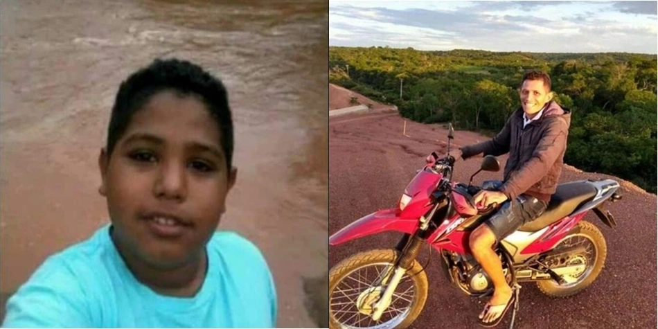 Kaio e o padrasto Danilo acusado de homicídio