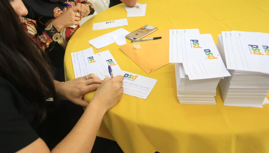 Evento de filiação ao PSD