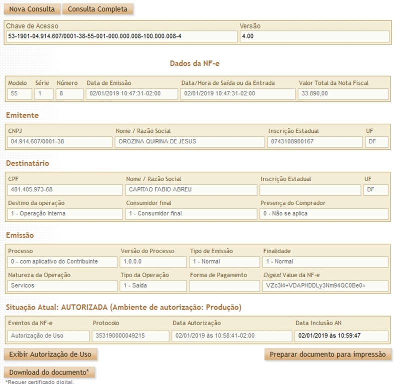 Fábio Abreu contrata empresa de Brasília para impressão de informativo parlamentar 