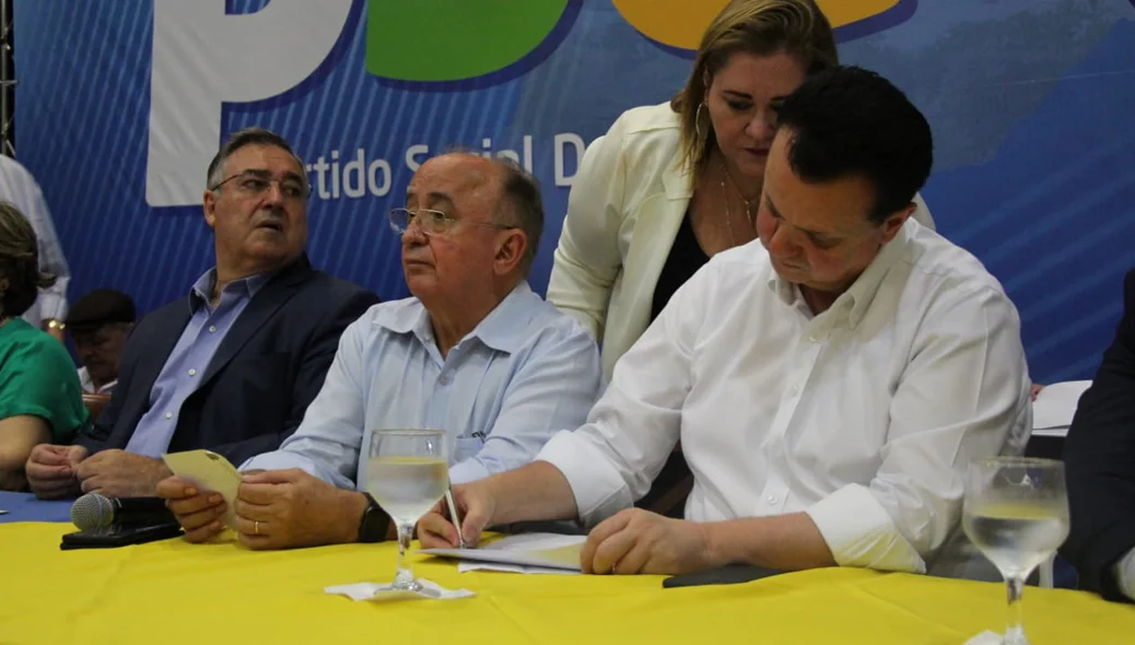 Gilberto Kassab no evento de filiação do PSD