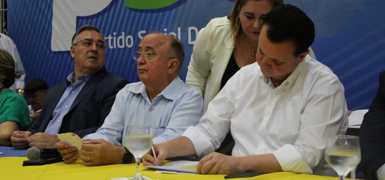 Gilberto Kassab no evento de filiação do PSD