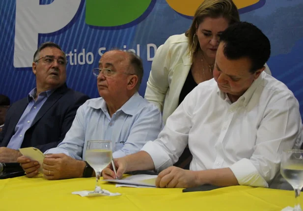 Gilberto Kassab no evento de filiação do PSD