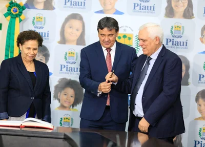 Regina Sousa, Wellington Dias e Themistocles Filho