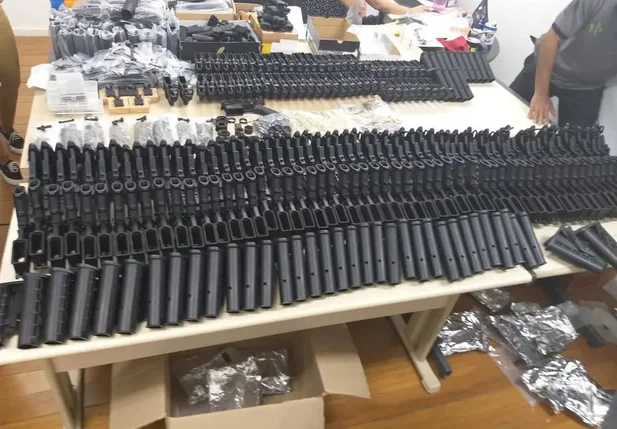 Armas apreendidas no Rio de Janeiri