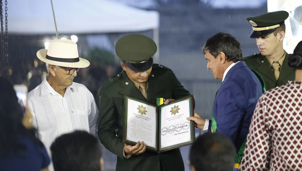 Homenagem durante a comemoração de 196 anos da Batalha do Jenipapo