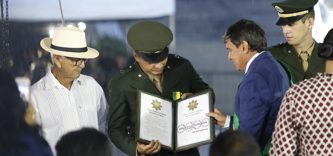 Homenagem durante a comemoração de 196 anos da Batalha do Jenipapo