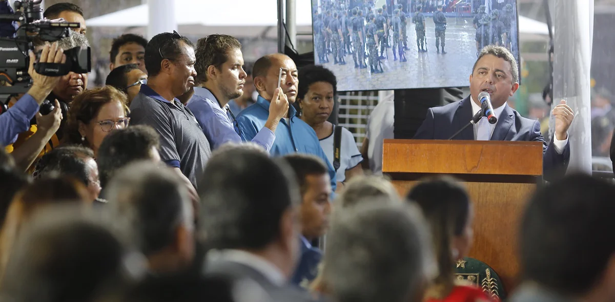 Professor Ribinha discursa