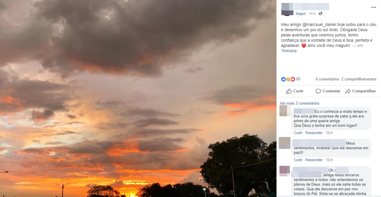 Amigos e familiares de Macsuel
