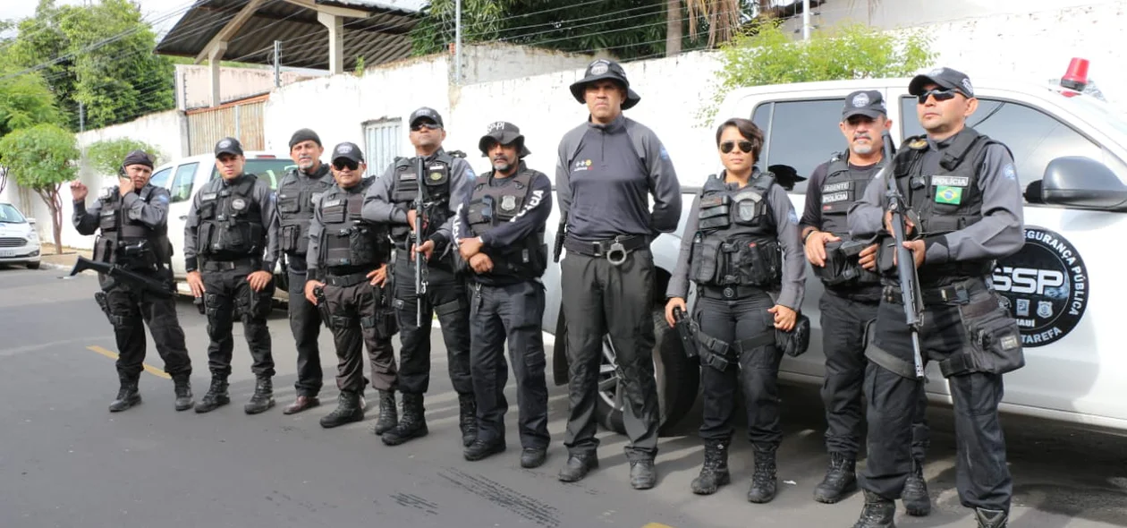 Equipe da Força Tarefa da Secretaria de Segurança Pública do Piauí