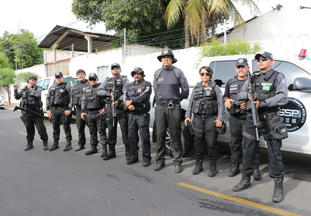 Equipe da Força Tarefa da Secretaria de Segurança Pública do Piauí