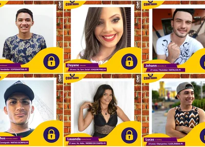 Participantes do reality Confinados 