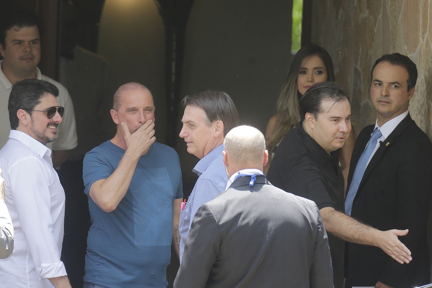 Almoço foi oferecido pelo presidente da Câmara dos Deputados Rodrigo Maia