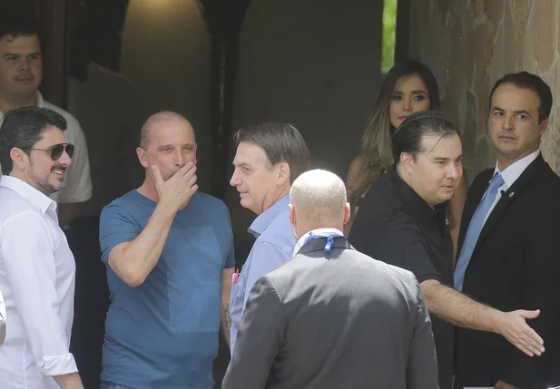 Almoço foi oferecido pelo presidente da Câmara dos Deputados Rodrigo Maia