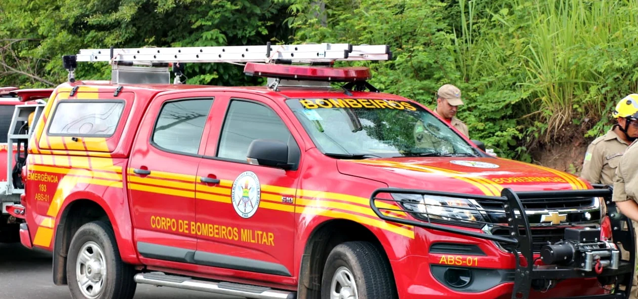 Corpo de Bombeiros esteve no local