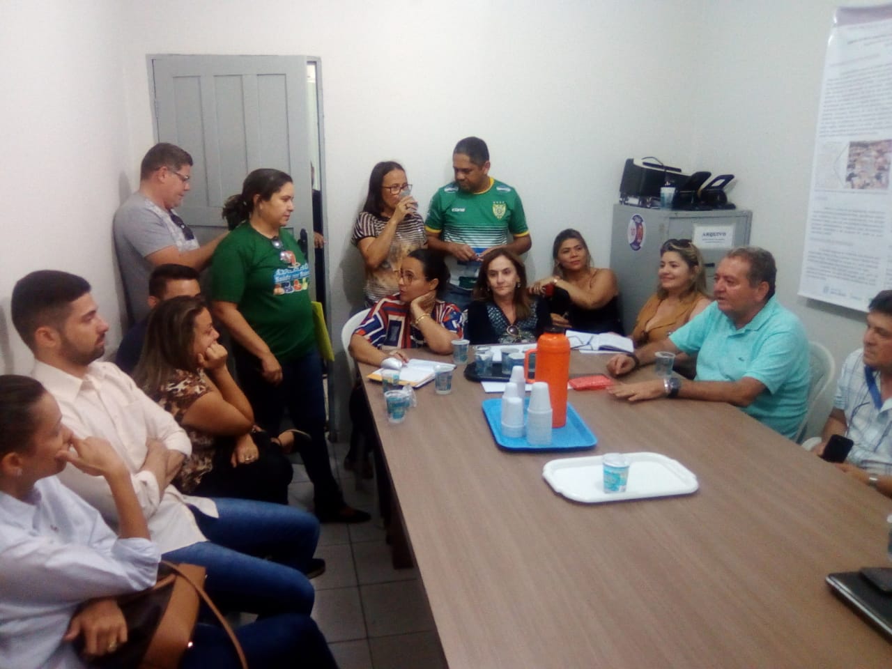 Reunião na Secretaria Municipal de Saúde Picos