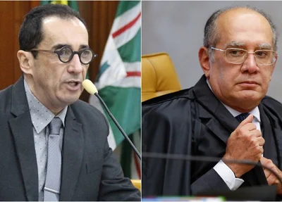 Jorge Kajuru e Gilmar Mendes