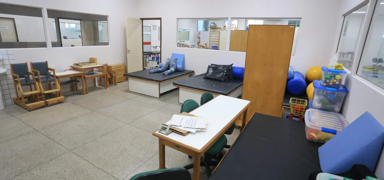 Sala de fisioterapia do CEIR