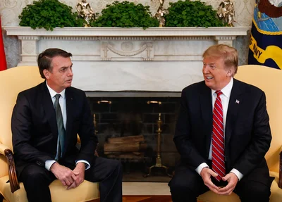 Bolsonaro e Donald Trump