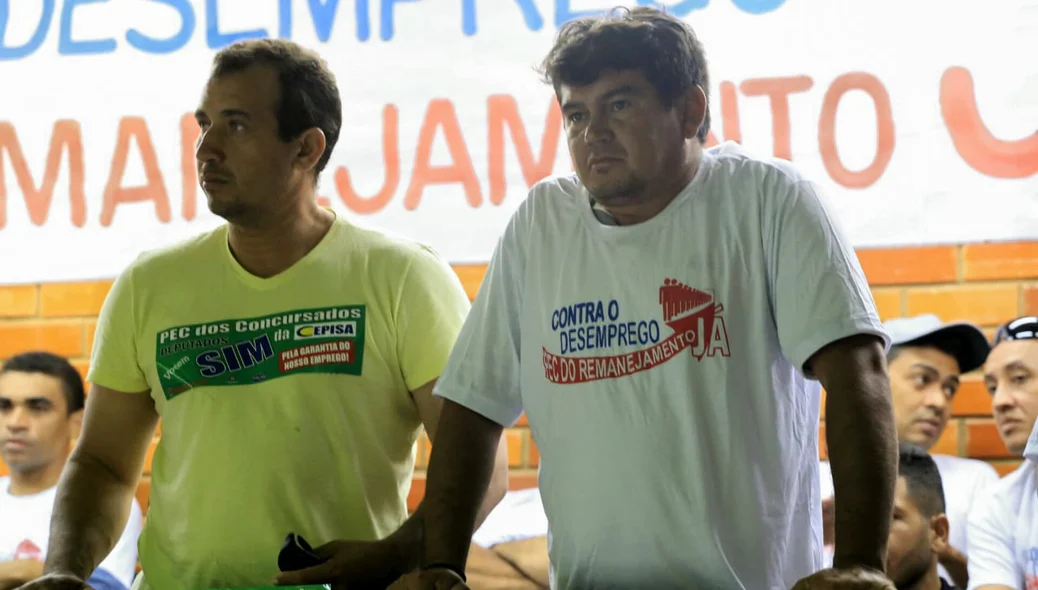 Funcionários da Cepisa na audiência