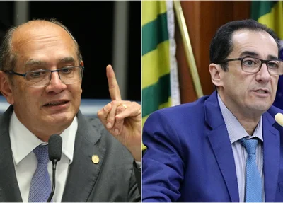 Gilmar Mendes e Jorge Kajuru