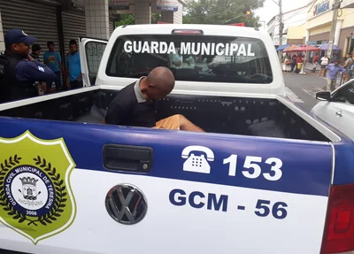 Homem é preso após assalto na Guarda Municipal